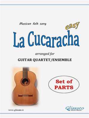 cover image of La Cucaracha--Guitar Quartet set of parts